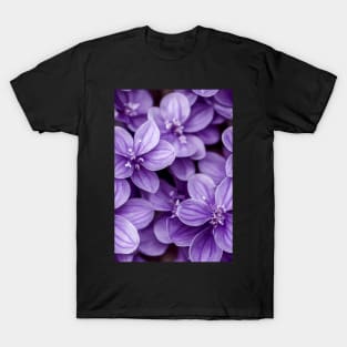Beautiful Violet Flowers, for all those who love nature #126 T-Shirt